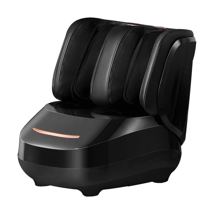 Fully Wrapped Foot Massager Heated Foot Massage Machine in sleek black design for ultimate relaxation.