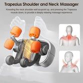 Neck Massager Shoulder And Neck Massage Pillow Lumbar Spine Massage Instrument for a relaxing massage experience.