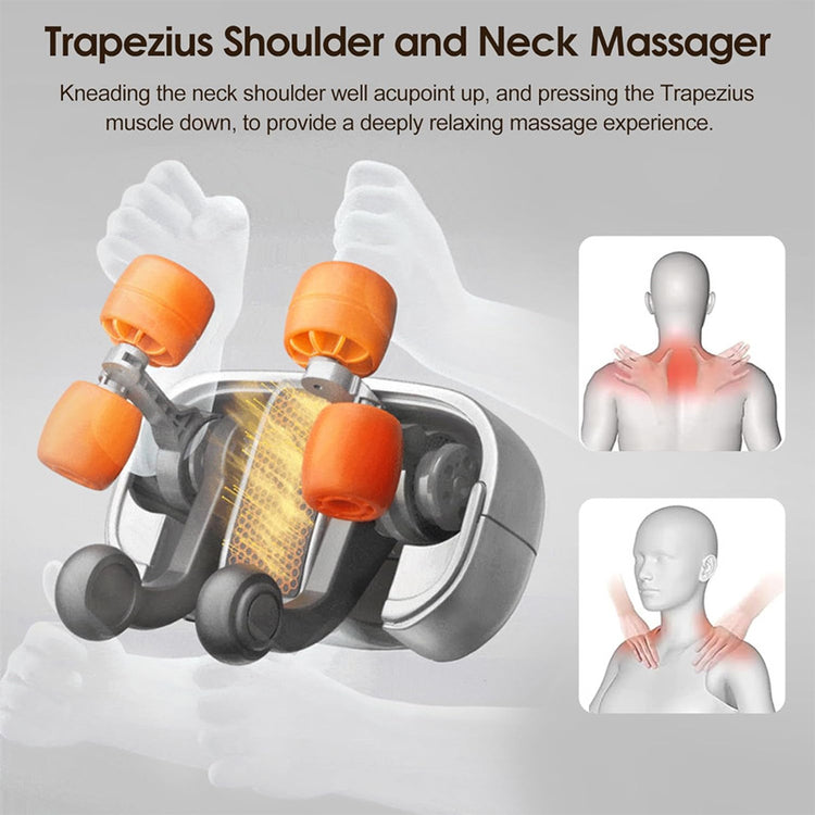Neck Massager Shoulder And Neck Massage Pillow Lumbar Spine Massage Instrument for a relaxing massage experience.